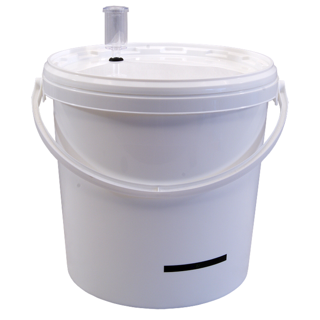 10 Litre Food Grade Plastic Bucket With Lid, Airlock And Lcd